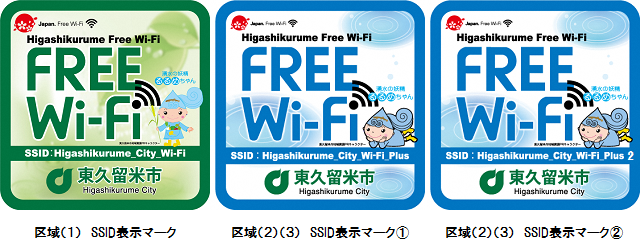 Wi－FiのSSID表示マーク2種