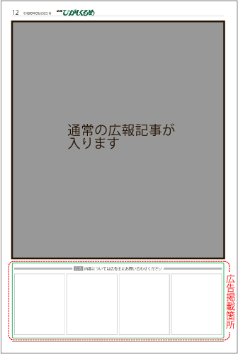 広告掲載の画像