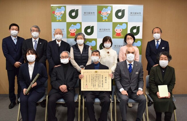写真　表敬訪問の記念写真