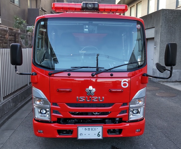 第六分団新車両（正面）