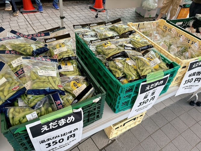 夕市の様子