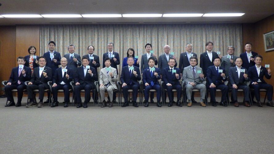 平和ネットワークの市長（令和7年5月撮影）