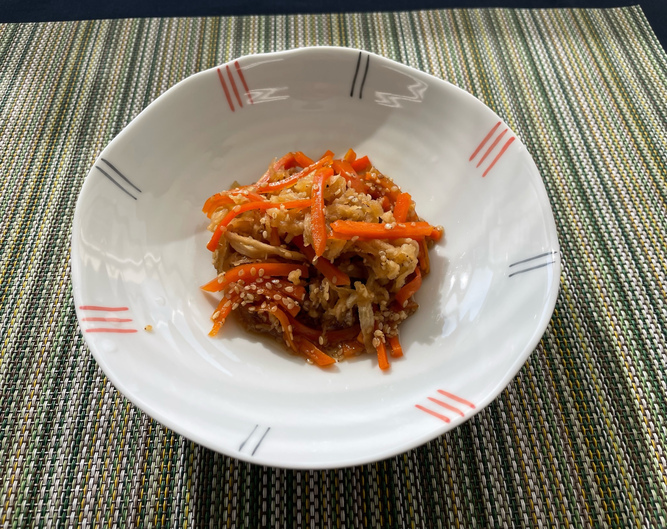 切干大根と人参のごま煮