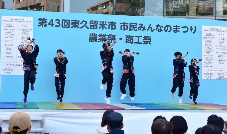 昨年の市役所ステージ